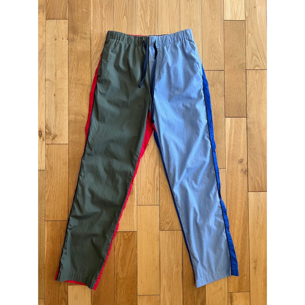 Alex Mill P'jimmies Sleep Pant Colorblock Poplin Cotton Elastic Waist Unisex XXS